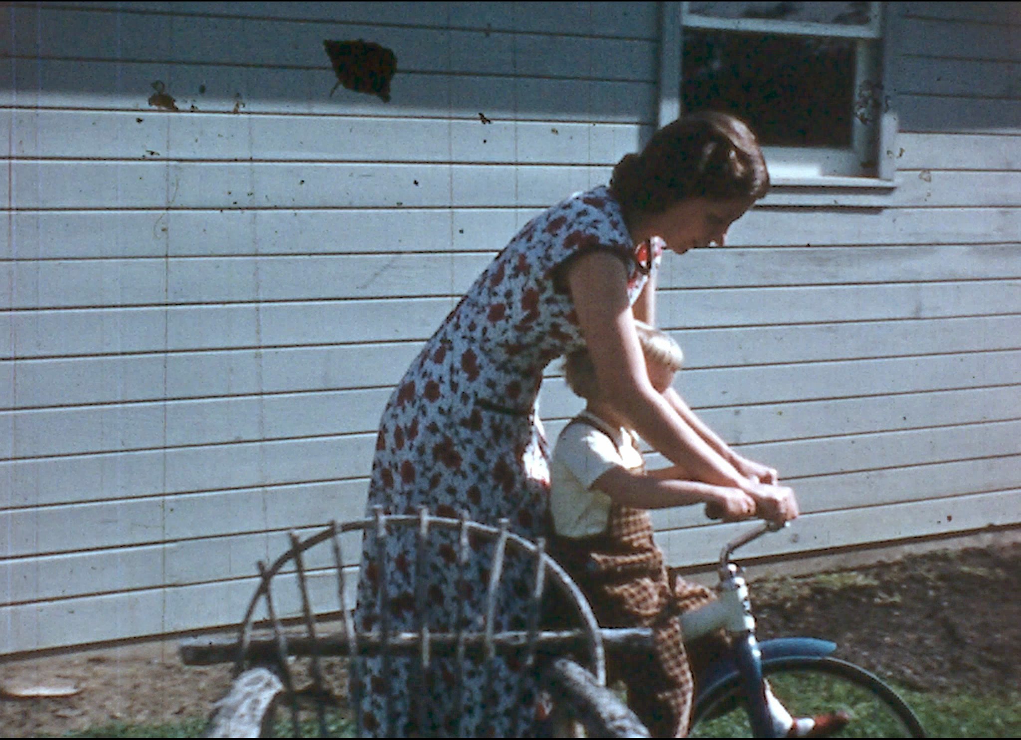 Original 16 mm film frame before restoration